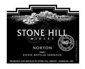 SH STONE HILL WINERY NORTON 2002 ESTATE BOTTLED HERMANN STONE HILL WINERY SH ESTABLISHED 1847 & DESIGN