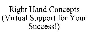 RIGHT HAND CONCEPTS (VIRTUAL SUPPORT FOR YOUR SUCCESS!)