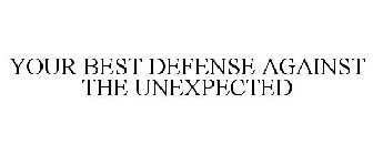 YOUR BEST DEFENSE AGAINST THE UNEXPECTED