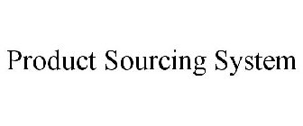 PRODUCT SOURCING SYSTEM