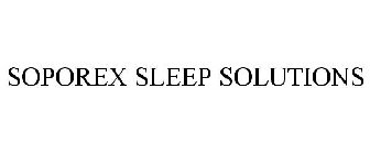 SOPOREX SLEEP SOLUTIONS