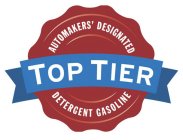 TOP TIER AUTOMAKER'S DESIGNATED DETERGENT GASOLINE