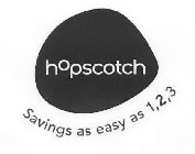 HOPSCOTCH SAVINGS AS EASY AS 1, 2, 3