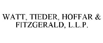 WATT, TIEDER, HOFFAR & FITZGERALD, L.L.P.