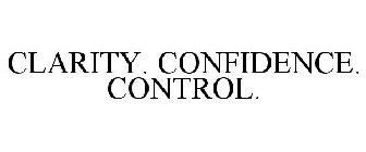 CLARITY. CONFIDENCE. CONTROL.