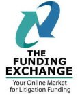 THE FUNDING EXCHANGE YOUR ONLINE MARKET FOR LITIGATION FUNDING