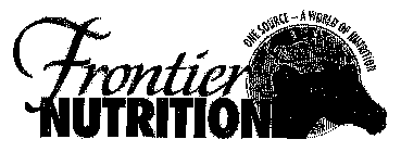 FRONTIER NUTRITION ONE SOURCE - A WORLD OF NUTRITION