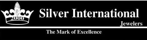 2000 SILVER INTERNATIONAL JEWELERS THE MARK OF EXCELLENCE