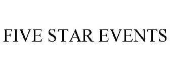 FIVE STAR EVENTS