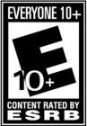 E 10+ EVERYONE 10+ CONTENT RATED BY ESRB