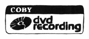 COBY DVD RECORDING