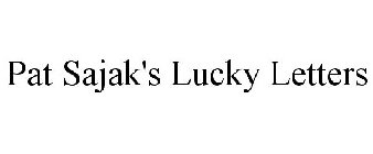 PAT SAJAK'S LUCKY LETTERS