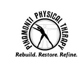 PINAMONTI PHYSICAL THERAPY REBUILD. RESTORE. REFINE.