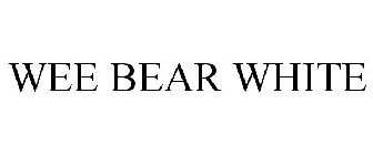 WEE BEAR WHITE