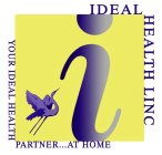 I IDEAL HEALTH LINC YOUR IDEAL HEALTH PARTNER...AT HOME
