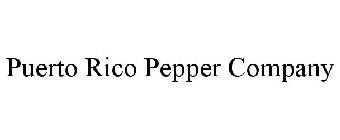 PUERTO RICO PEPPER COMPANY