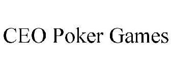 CEO POKER GAMES