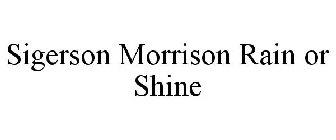 SIGERSON MORRISON RAIN OR SHINE