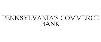 PENNSYLVANIA'S COMMERCE BANK