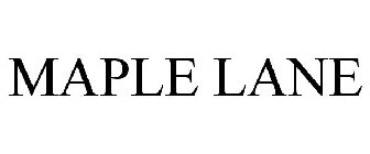MAPLE LANE