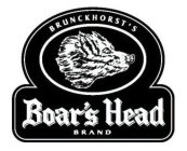 BRUNCKHORST'S BOAR'S HEAD BRAND