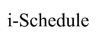 I-SCHEDULE