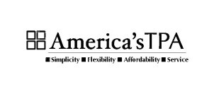 AMERICA'S TPA SIMPLICITY FLEXIBILITY AFFORDABILITY SERVICE