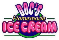 DOC'S HOMEMADE ICE CREAM