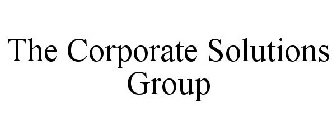 THE CORPORATE SOLUTIONS GROUP