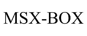MSX-BOX