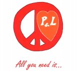 P & L ALL YOU NEED IS...