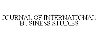 JOURNAL OF INTERNATIONAL BUSINESS STUDIES
