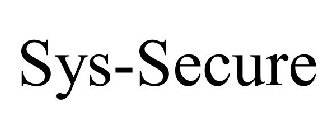 SYS-SECURE