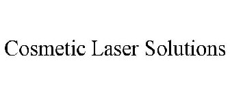 COSMETIC LASER SOLUTIONS