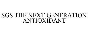 SGS THE NEXT GENERATION ANTIOXIDANT