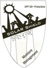 SOLAR SHIELD MOISTURE MANAGEMENT UPF 30+ PROTECTION