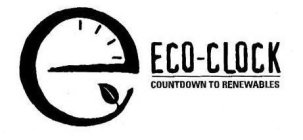 ECO-CLOCK COUNTDOWN TO RENEWABLES