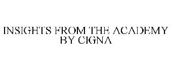 INSIGHTS FROM THE ACADEMY BY CIGNA