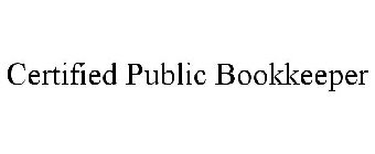 CERTIFIED PUBLIC BOOKKEEPER