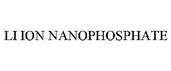 LI ION NANOPHOSPHATE