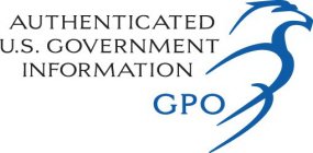 AUTHENTICATED U.S. GOVERNMENT INFORMATION GPO