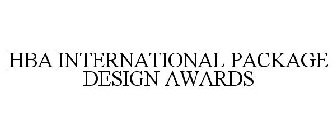 HBA INTERNATIONAL PACKAGE DESIGN AWARDS