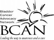 BLADDER CANCER ADVOCACY NETWORK BCAN LEADING THE WAY TO AWARENESS AND A CURE