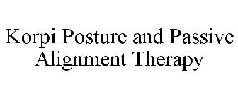 KORPI POSTURE AND PASSIVE ALIGNMENT THERAPY