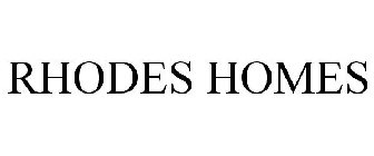 RHODES HOMES