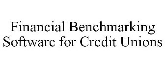 FINANCIAL BENCHMARKING SOFTWARE FOR CREDIT UNIONS