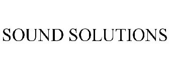 SOUND SOLUTIONS