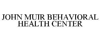 JOHN MUIR BEHAVIORAL HEALTH CENTER