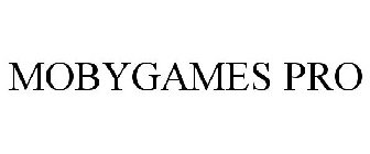 MOBYGAMES PRO
