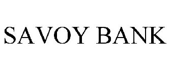 SAVOY BANK